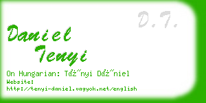 daniel tenyi business card